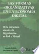 Libro Las formas organizativas en la economía digital