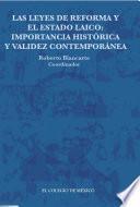 Libro Las leyes de Reforma y el estado laico: