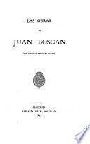 Las obras de Juan Boscán