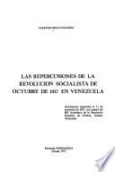 Las repercusiones de la revolución socialista de octubre de 1917 en Venezuela