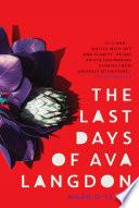 Libro Last Days of Ava Langdon