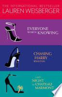 Libro Lauren Weisberger 3-Book Collection: Everyone Worth Knowing, Chasing Harry Winston, Last Night at Chateau Marmont