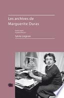 Libro Les archives de Marguerite Duras
