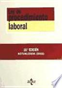 Libro Ley de Procedimiento Laboral