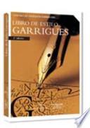 Libro Libro de estilo Garrigues