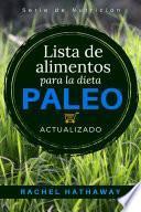 Lista de alimentos para la dieta Paleo