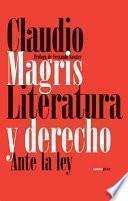 Libro Literatura y derecho