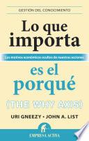 Libro Lo que importa es el porqué