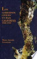 Los gobiernos civiles en Baja California, 1920-1923