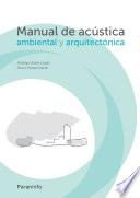 Libro Manual de acústica ambiental y arquitectónica