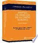 Manual de derecho de la Unión Europea