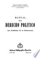Manual de derecho político