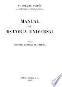 Manual de historia universal: Historia de América, por Francisco Morales Padrón