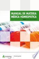 Libro Manual de Materia Médica Homeopática