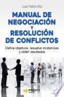 Libro Manual de negociación y resolución de conflictos