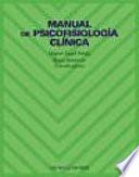 Libro Manual de psicofisiología clínica