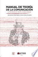 Libro Manual de teoría de la comunicación
