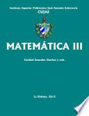 Libro Matemática III: guía del alumno