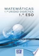 Libro Matemáticas. 1a unidad didáctica 1o ESO