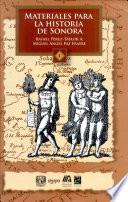Libro Materiales para la historia de Sonora