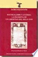 Libro Materialismo y ateísmo