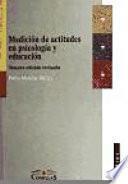 Libro Medición de actitudes en psicología y educación