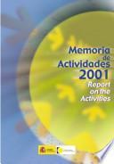 Memoria de Actividades 2001
