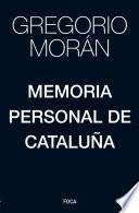 Libro Memoria personal de Cataluña
