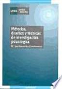 Libro Métodos, diseños y técnicas de investigación psicológica