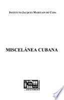 Miscelánea cubana