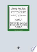 Libro Nociones básicas de contratación pública