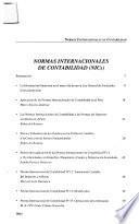 Normas internacionales de contabilidad (NICs).