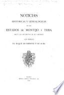 Noticias históricas y genealógicas de los estados de Montijo y Teba, según los documentos de sus archivos