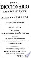 Nuevo diccionario espanol-aleman y aleman-espanol