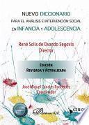 Libro Nuevo diccionario para el análisis e intervención social con infancia y adolescencia.