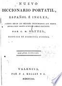 Nuevo diccionario portatil, espanol e ingles