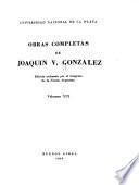 Obras completas de Joaquín V. González