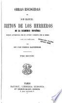 Obras escogidas de don manuel breton de los herreros