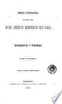 Obras literarias del precoz niño don Jesus Rodriguez Cao