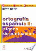 Libro Ortografía española II