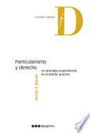 Libro Particularismo y Derecho