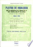 Pleitos de hidalguía que se conservan en el Archivo de la Real Chancillería de Valladolid