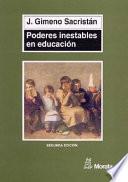 Libro Poderes inestables en educación