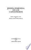Libro Poesía femenina en los cancioneros