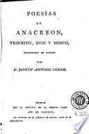Poesías de Anacreon, Teócrito, Bion y Mosco