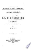Poesias selectas de D. L. de G. y A., precedidas de su biografia por M. G(onzalez) Ll(ana).