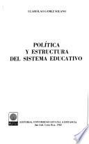 Política y estructura del sistema educativo