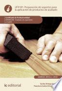 Libro Preparación de soportes para la aplicación de productos de acabado. MAMR0208
