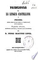 Principios de la lengua castellana