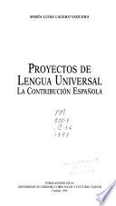 Proyectos de lengua universal